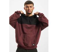 weicher URBAN CLASSICS Herren Hoodie Kapuze 300 g/m² mit Baumwolle Rot/Schwarz M