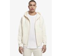 weicher URBAN CLASSICS Herren Hoodie Kordelzug Reißverschluss 380 g/m² mit Baumwolle Ecru-Weiß 3XL