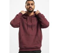 weicher URBAN CLASSICS Herren Hoodie Kordelzug Rippstrick 380 g/m² mit Baumwolle Bordeaux-Rot 3XL