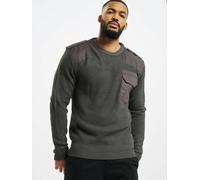 Brandit BW Pullover mit Brusttasche, Synthetik, Anthrazit – Herren Größe 3XL