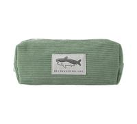 Weiches Federmäppchen - Cord Shark Briefpapiertüte, Niedliches Besticktes Design, Multifunktions-Aufbewahrungstasche | Kreative Tragbare Tier Bleistifttasche Für Kinder, Schulreisen, Bürobedarf, Green