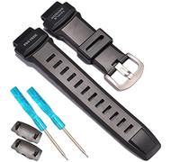 Weiches Gummi-Armband Ersatz für Casio Protrek PRG260 PRG250 PRG550 PRW2500 PRW3500 Herren-Armband aus Kunstharz, 18 mm Uhrenzubehör