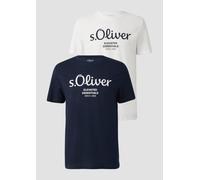 Weiches Jersey-T-Shirt mit Kurzarm und Rundhalsausschnitt im Doppelpack M weiß 2174519.01X1.M