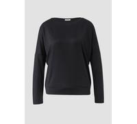 Weiches Jersey-T-Shirt mit Schmucksteinen 40 schwarz 2175610.9999.40