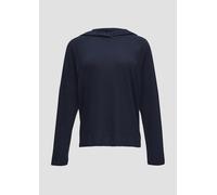 Weiches Jerseyshirt mit Flammgarnstruktur 32 blau 2158861.5959.32