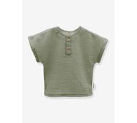 Weiches Jungen Baby T-Shirt maximo, Bio-Baumwolle salbeigrün Gr. 62/68