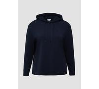 Weiches Kapuzen-Sweat mit Herz-Stickerei 46 blau 2166519.5959.46