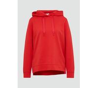 Weiches Kapuzensweatshirt mit seitlichen Schlitzen 38 rot 2161671.3090.38