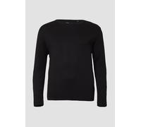Weiches Langarmshirt aus Baumwolle 4XL schwarz 2176601.9999.4XL