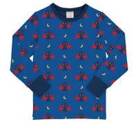 Weiches Langarmshirt Fledermaus blau 98/104