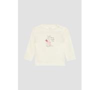 Weiches Longsleeve aus Baumwolle mit glitzerndem Frontprint 92 creme 2161429.0200.92