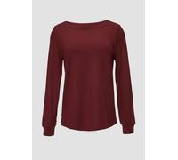 Weiches Longsleeve aus Jerseystrick 44 rot