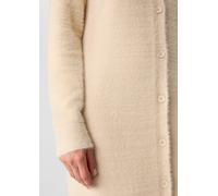 Weiches Maxikleid im Cardigan-Stil beige 34
