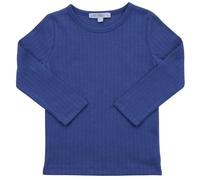 Weiches Rippe Langarmshirt kobaltblau 140