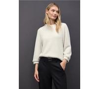 Street One Frauen Weiches Shirt mit Glitzer in Beige, Gr: 38