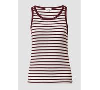 Weiches Slim-Fit-Top aus Rippware 38 rot|weiß 2167284.39G0.38