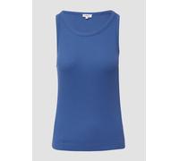 Weiches Slim-Fit-Top aus Rippware 46 blau 2167284.5527.46