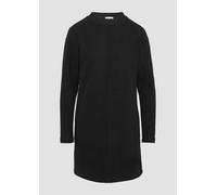 Weiches Sweat-Kleid mit Ziernaht 48 schwarz 2156474.9999.48