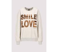 Weiches Sweatshirt aus Baumwollmix S Soft white mel