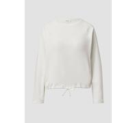 Weiches Sweatshirt mit Bindedetail 32 creme 2175423.0210.32