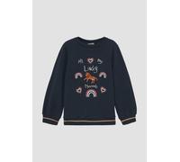 Weiches Sweatshirt mit Glitzer- und Pailletendetails 116/122 blau 2152159.5952.116_122