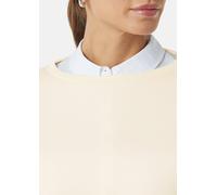 Weiches Sweatshirt mit seitlichen Schlitzen beige 40