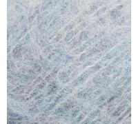 Weiches und leichtes Garn aus superfeiner Alpaka- und Merinowolle, Tropfen Melodie, 50 g, 150 Meter pro Knäuel (02 Nebel)