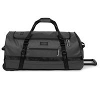 Weichgepäck-Trolley EASTPAK "DUFFEL PACK WHEEL M TARP BLACK2", Damen, Gr. B/H/T: 33cm x 71cm x 26cm 60 l, schwarz, Polyester, unifarben, Koffer, Reisetasche mit Rollen Weichgepäck Koffer Aufgabegepäck