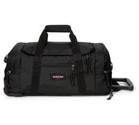 Weichgepäck-Trolley EASTPAK "Leatherface S +", Gr. B/H/T: 34cm x 55cm x 26cm 41 l, schwarz, Polyester, unifarben, Basic, Koffer, mit ausreichend Platz (21533233-0) schwarz