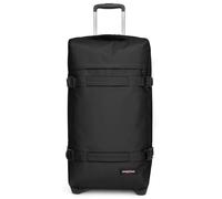 Weichgepäck-Trolley EASTPAK "TRANSIT'R M", Kinder, Gr. B/H/T: 35,5cm x 67cm x 30cm 78 l, schwarz, Polyester, unifarben, Basic, Koffer, Reisegepäck Aufgabegepäck Reisekoffer mit TSA Schloss Reisetasche