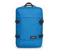Weichgepäck-Trolley EASTPAK "TRAVELPACK Tarp Dust Blue", Gr. B/H/T: 33cm x 51cm x 23cm 42 l, blau (azur), Polyester, unifarben, Koffer, Unisex Reisegepäck, Duffle-Tasche, Freizeitrucksack mit Tragegri