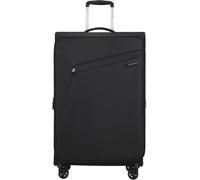 Weichgepäck-Trolley SAMSONITE "LITEBEAM, verschiedene Größen und Farben", Gr. B/H/T: 47cm x 77cm x 28cm 103 l, schwarz, Polyester, Koffer, Reisekoffer Aufgabegepäck Trolley Volumenerweiterung bei M/L 