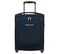 Weichgepäck-Trolley SAMSONITE "RE-LITE, 45 cm", Gr. B/H/T: 36cm x 45cm x 20cm 29 l, blau (dunkelblau), Polyester, Koffer, mit arretierbarem und versenkbarem Druckknopf, mit Adressanhänger (57216154-0)