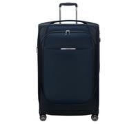 Weichgepäck-Trolley SAMSONITE "RE-LITE, verschiedene Größen und Farben", Damen, Gr. B/H/T: 48cm x 78cm x 33cm 115 l, blau (midnight blau), Polyester, Koffer, Reisekoffer TSA-Schloss Stickerbogen Volum