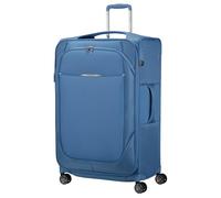 Weichgepäck-Trolley SAMSONITE "RE-LITE, verschiedene Größen und Farben", Gr. B/H/T: 48cm x 78cm x 33cm 115 l, blau (capri blau), Polyester, Koffer, Reisekoffer TSA-Schloss Stickerbogen Volumenerweiter