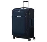 Weichgepäck-Trolley SAMSONITE "RE-LITE, verschiedene Größen und Farben", Gr. B/H/T: 48cm x 78cm x 33cm 115 l, blau (midnight blau), Polyester, Koffer, Reisekoffer TSA-Schloss Stickerbogen Volumenerwei