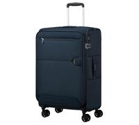 Weichgepäck-Trolley SAMSONITE "URBIFY, verschiedene Größen", Gr. B/H/T: 43cm x 68cm x 27cm 68 l, blau (navy blau), Recycle-Polyester, Koffer, aus Recycle-Polyester, mit Kreuzspanngurt, mit Fronttasche