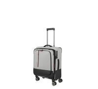 Weichgepäck-Trolley TRAVELITE "CROSSLITE Reisekoffer Weichgepäck", Gr. B/H/T: 40cm x 55cm x 23cm 42 l, braun, Polyester, Koffer, Koffer, mit TSA-Schloss, wasserabweisendes Material (70401307-0) braun