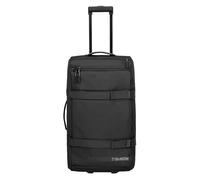 Weichgepäck-Trolley TRAVELITE "KICK OFF Reisetasche mit Rollen", Gr. B/H/T: 68cm x 37cm x 26cm 65 l, schwarz, Polyester, unifarben, Koffer, große Reise- und Freizeittasche - ideal als Reisegepäck (818