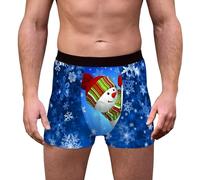 Weihnachten Boxershorts Herren Lustige Unterhosen Männer Weihnachten Druck Leicht Bequeme Weihnachts Boxer Weich Luftig Weihnachtsunterhose Retroshorts Mode Unterhose Weihnachts Geschenke