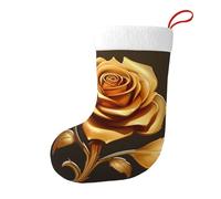 Weihnachten Deko Socken Strumpf YYHWHJDE gold Rose Prints weich und flauschig für Damen und Herren