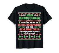 Weihnachten Fettes Bankkonto Lustig Damen Herren Weihnachts T-Shirt