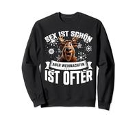 Weihnachten Ist Schön Rentier Spruch Heilig Abend Wichtel Sweatshirt