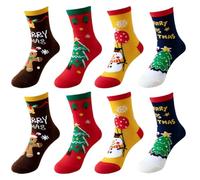 Weihnachten Socke Weihnachtssocken Damen Herren Anime Muster Socken,Geschenk Weihnachtssocken,Christmas Socks,Happy Socks Weihnachten, Urlaubssocken Warme Wintersocken Baumwollsocken Cartoon-socken