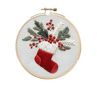 Weihnachten Stickset Für Anfänger Erwachsene Christmas Handgemachte Kreuzstich Set Weihnachten Stickerei Start Kit Christmas Beginner Embroidery Stickerei Dekoration Kreuzstich Set Weihnachten Deko