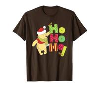 Weihnachten Winnie The Pooh Ho Ho Ho Scarf T-Shirt, Herren, Braun, 3XL