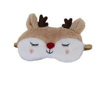 Weihnachtlicher Schlafmaske mit Verdunkelung für festliche Traumreisen entspannte Nachtruhe ohne Weihnachtsmann oder Schneemann (Purple, One Size)