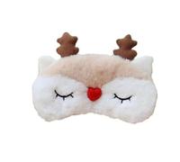 Weihnachtlicher Schlafmaske mit Verdunkelung für festliche Traumreisen entspannte Nachtruhe ohne Weihnachtsmann oder Schneemann (One Size)