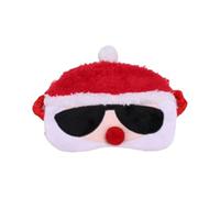 Weihnachtlicher Schlafmaske mit Verdunkelung für festliche Traumreisen entspannte Nachtruhe ohne Weihnachtsmann oder Schneemann (One Size)