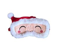 Weihnachtlicher Schlafmaske mit Verdunkelung für festliche Traumreisen entspannte Nachtruhe ohne Weihnachtsmann oder Schneemann (Sky Blue, One Size)